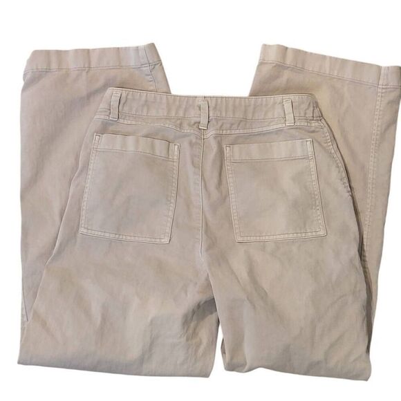 GAP Pants Women's 2 Tan Loose Khaki Wide Leg Moonstone Tan 90s - Picture 3 of 5